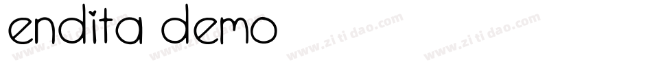 Endita DEMO字体转换